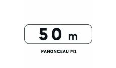 Danger distance M1 CL1 - 500x150mm