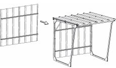 Abri Pelvoux bardage de fond